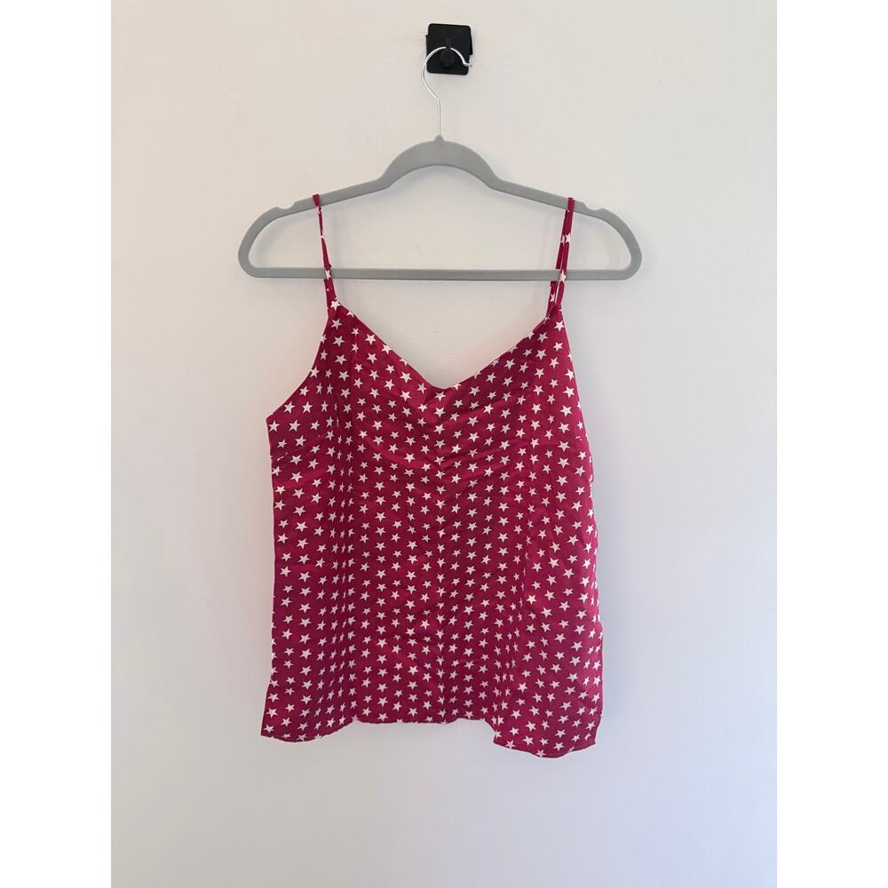 NWT Scotch & Soda Red Star Satin Finish Tank Top-Size L